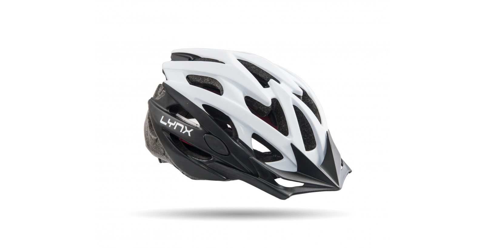 

Шлем велосипедный Lynx Les Gets Matt White