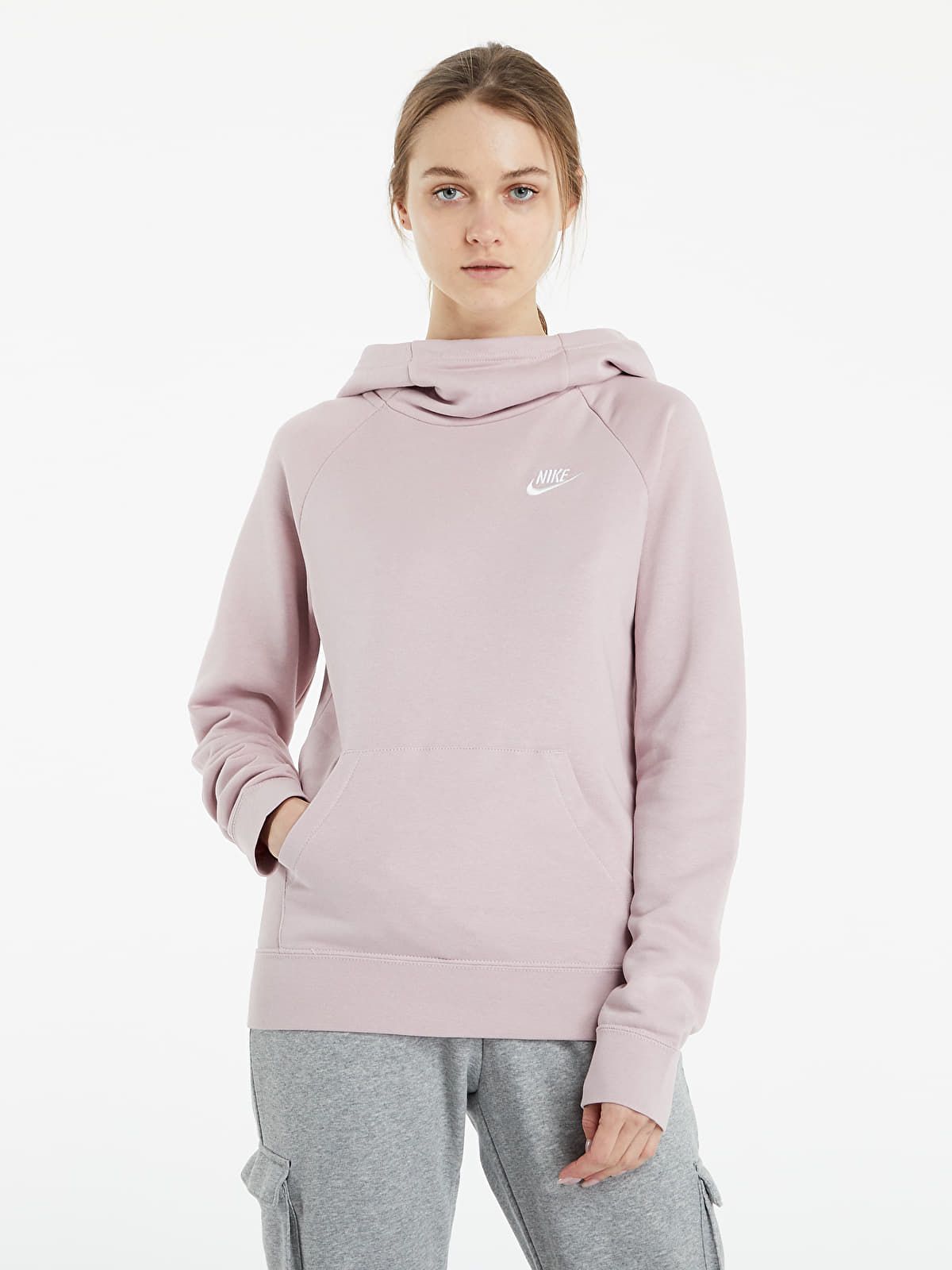 

Худи Nike W Nsw Essntl Flc Fnl Hoodie BV4116-645 M Розовое