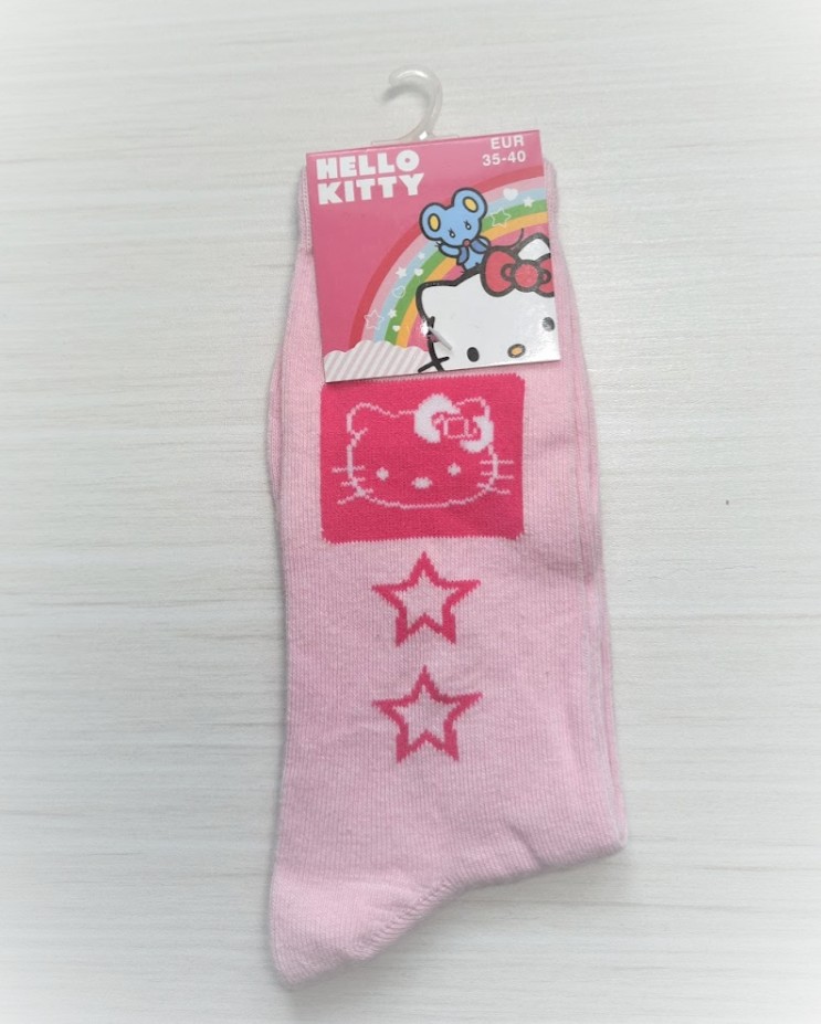 

Носки Hello Kitty Sanrio р 35-40 Розовые