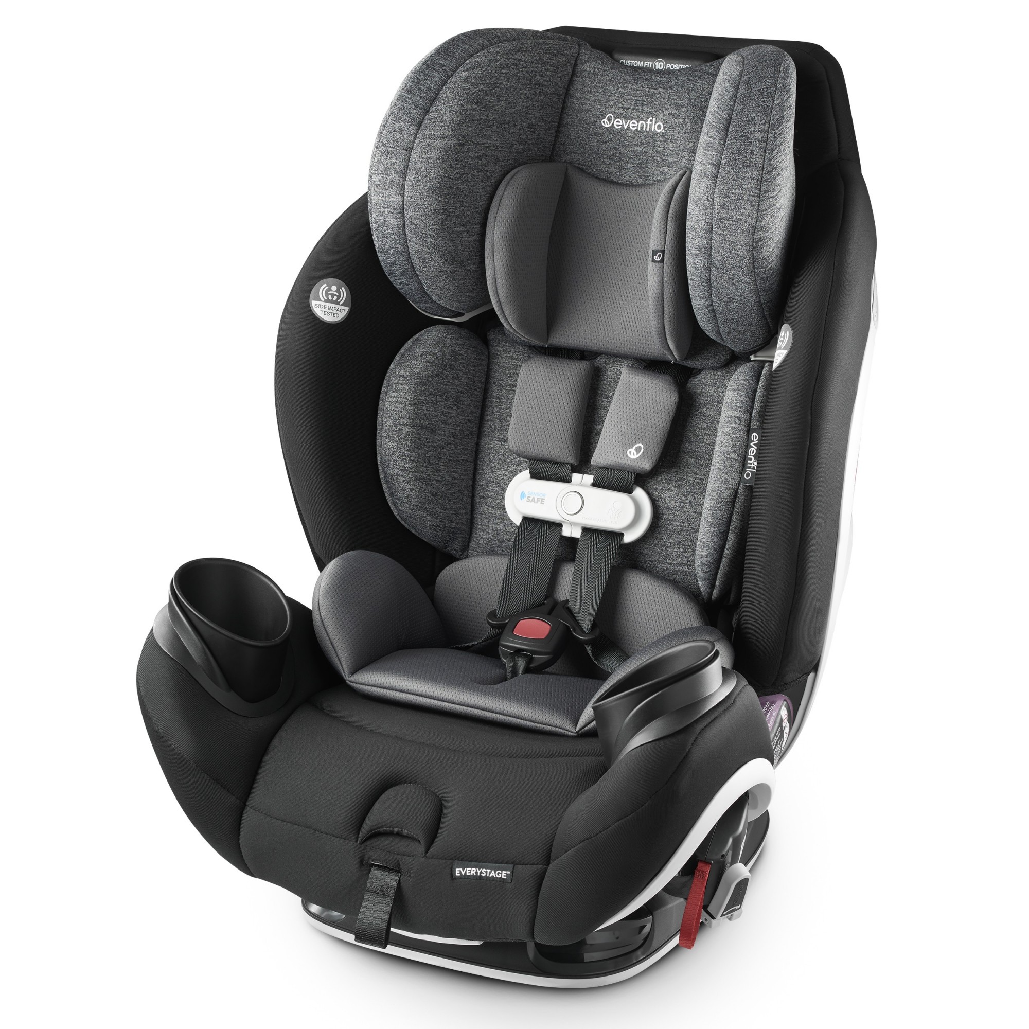 

Дитяче автокрісло Evenflo Gold EveryStage DLX колір Moonstone (група від 1,8 до 54,4 кг) з технологію Sensor Safe