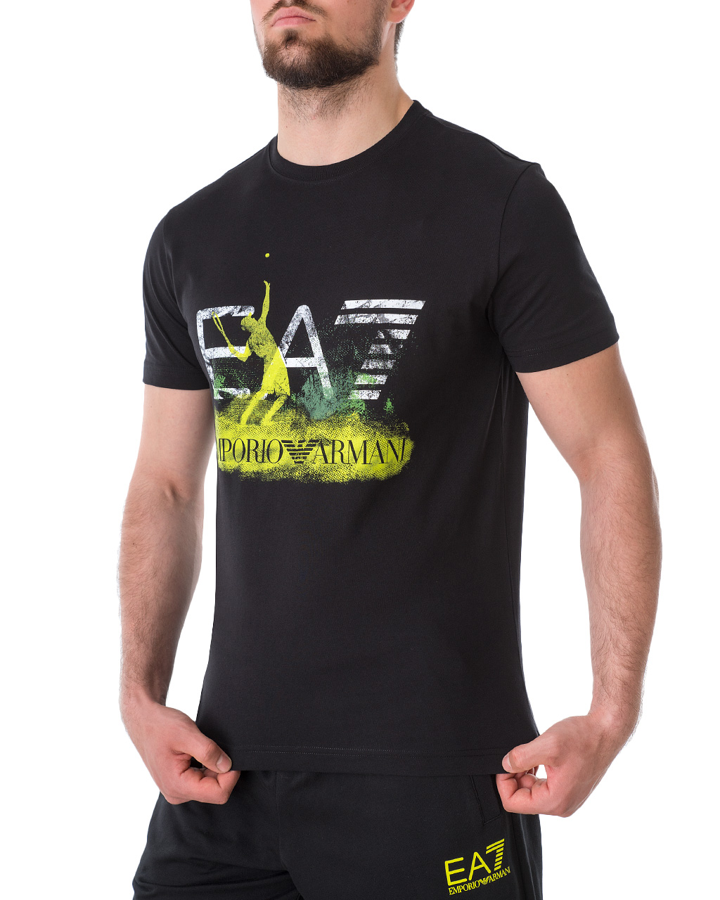 

Футболка спортивна чоловіча ARMANI EA7 (3KPT31-PJACZ-1200/21) Чорний L