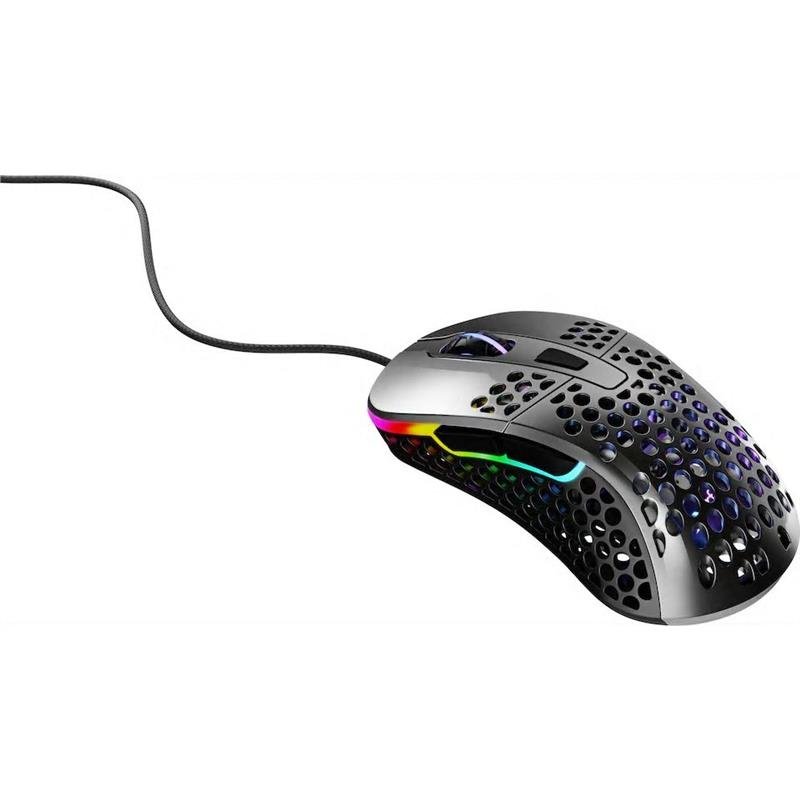

Мышь игровая Xtrfy M4 RGB, GLOSSY GRAY