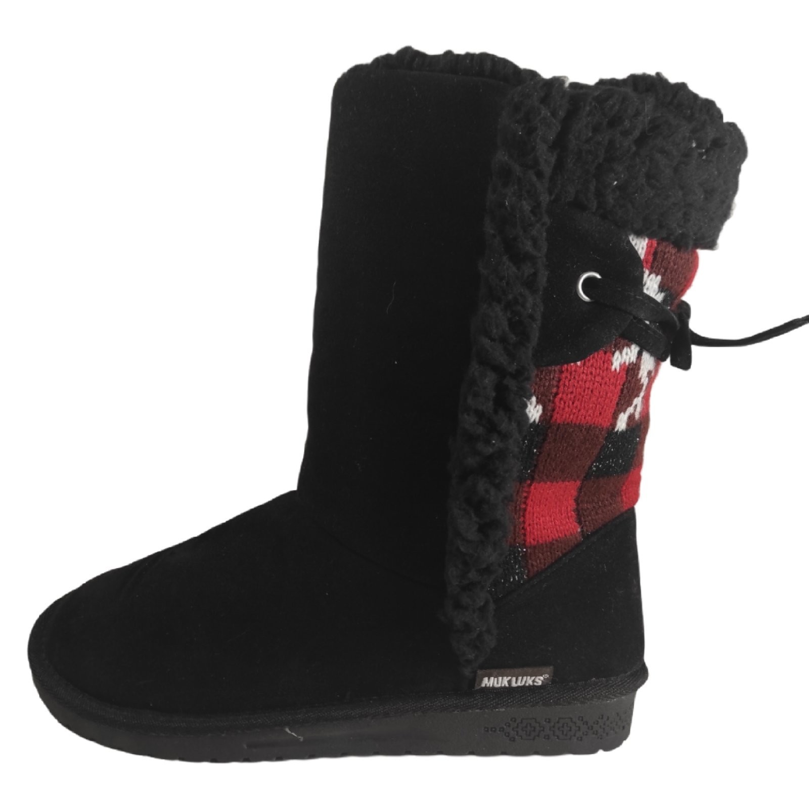 

Угги MUK LUKS Black Fair Isle Missy,черные,16976 38р.