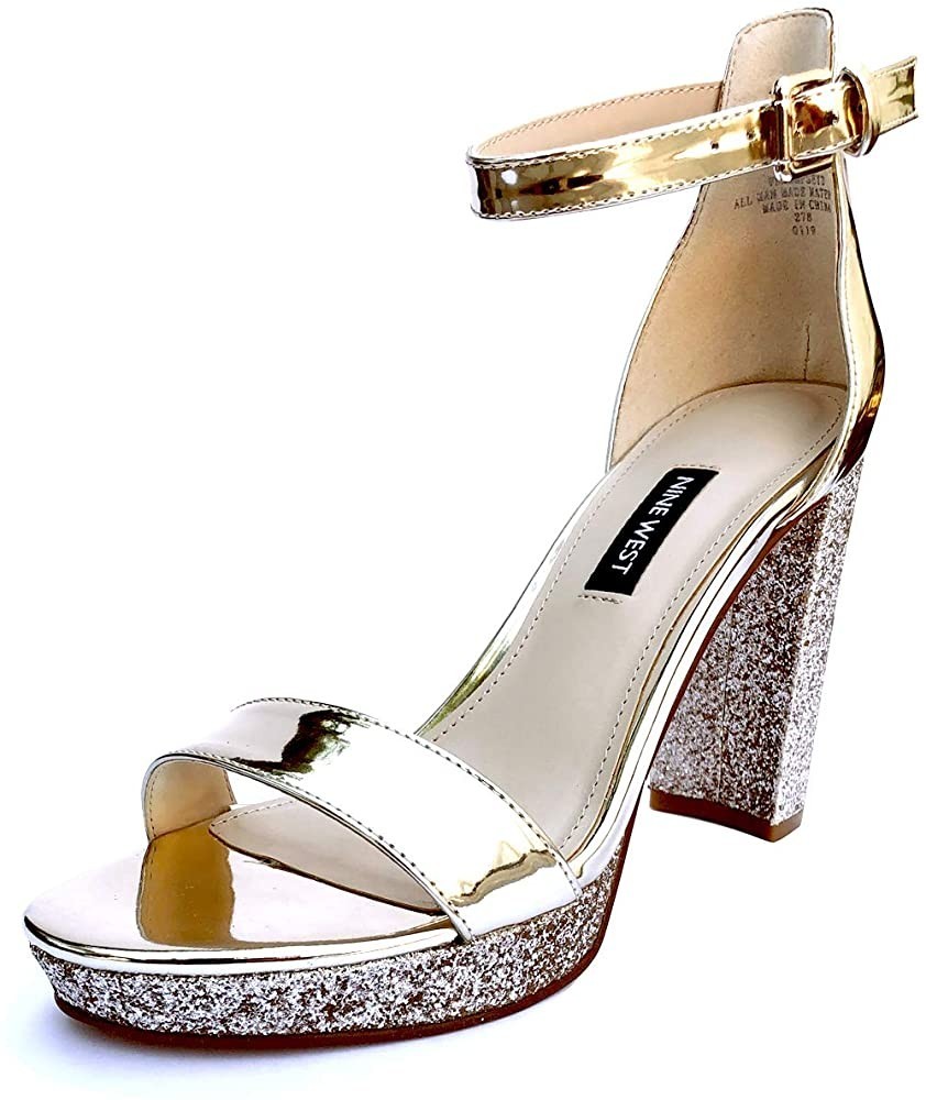 

Босоножки NINE WEST Dempsey 3 золотой 36.5 р.(стелька 23 см)