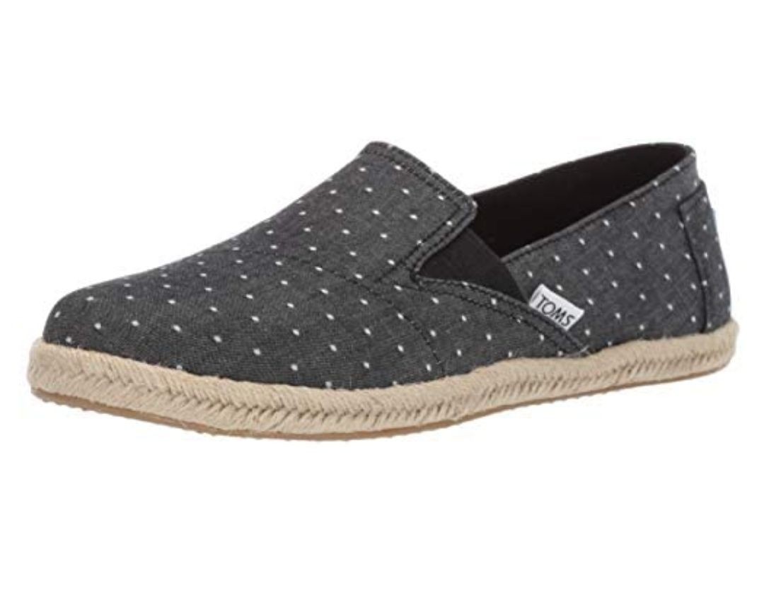 

Мокасины TOMS Redondo на плоской подошве из шамбре 6.5 Medium серый 10014031 40р. ( стелька 24 см )