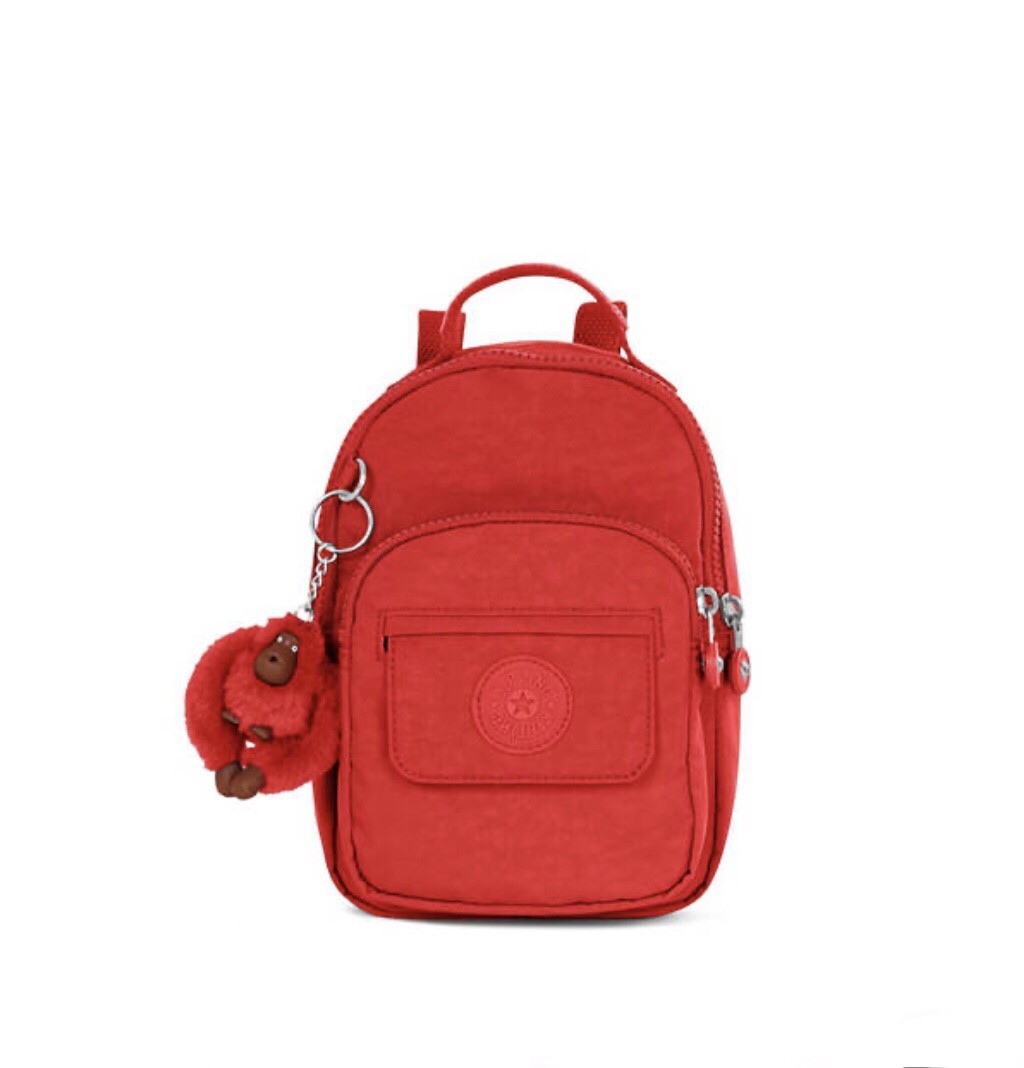 

Женский мини рюкзак Kipling красный