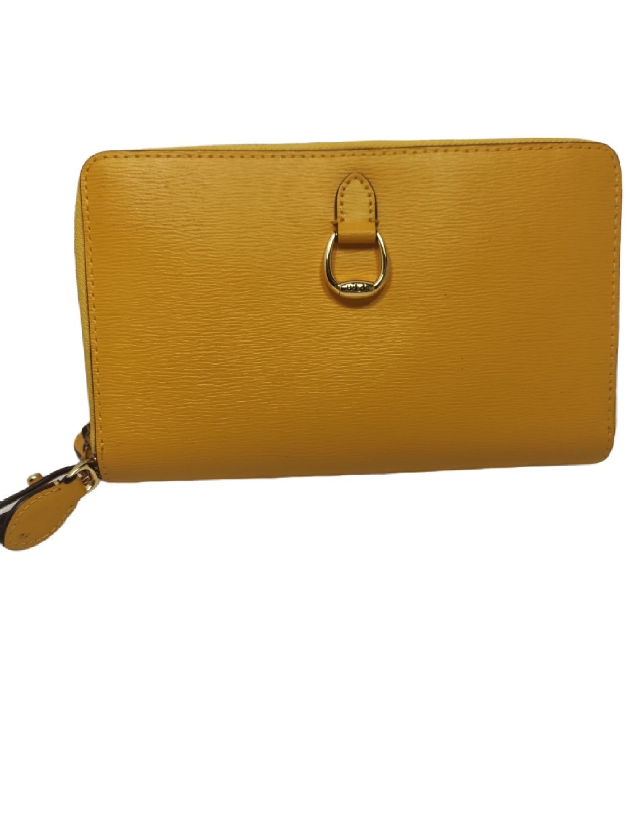 

Женский клатч Polo Ralph Lauren кожа, желтый