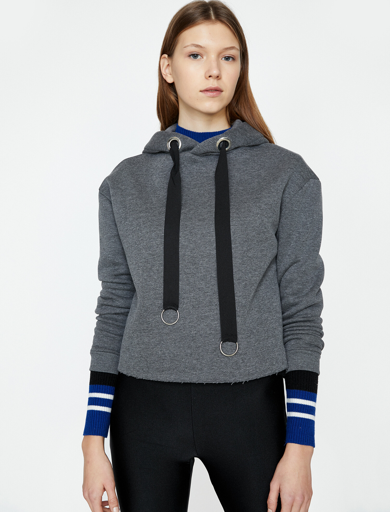 

Худи Koton 9KAL11155JK-030  Grey, Худи Koton 9KAL11155JK-030 L Grey