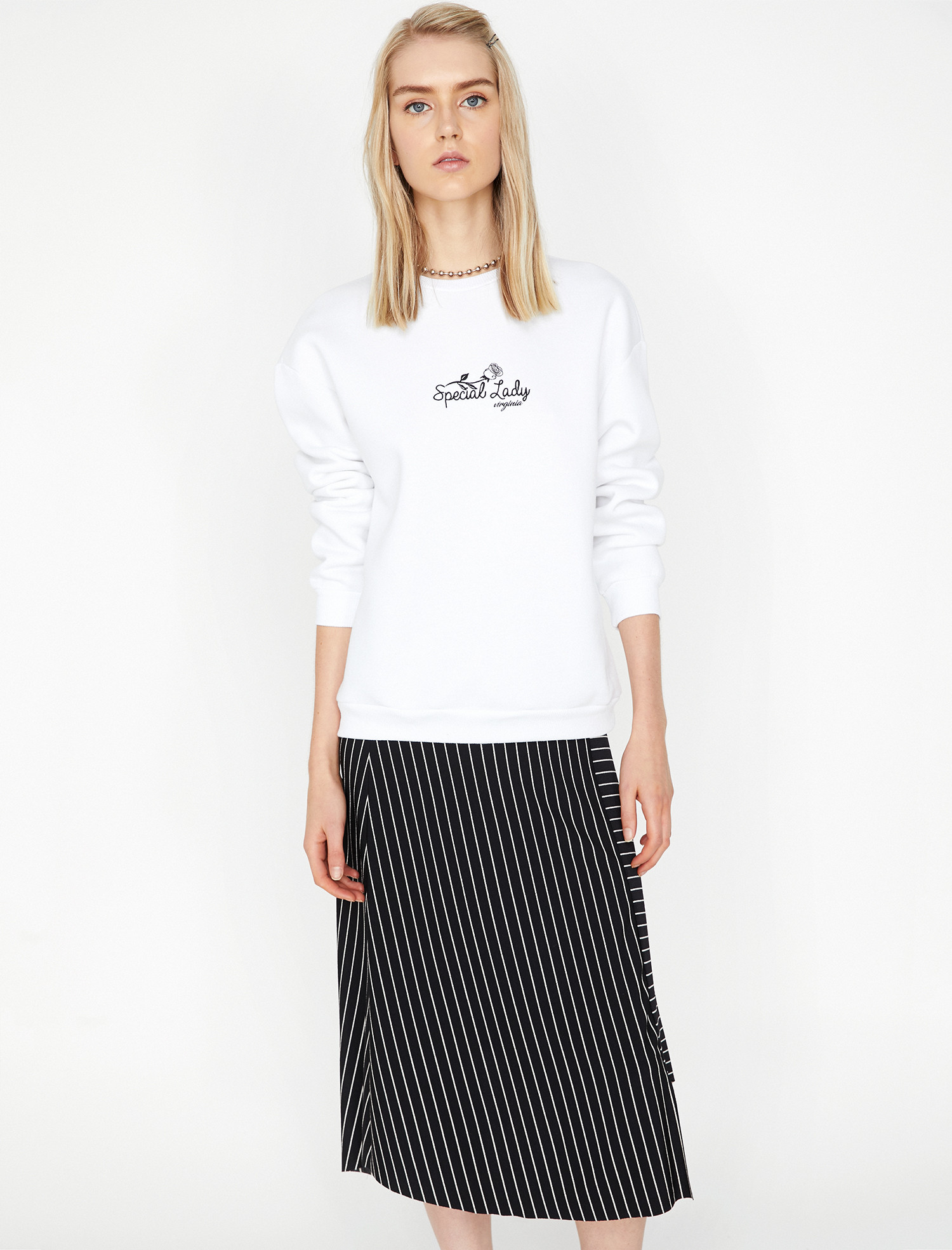 

Свитшот Koton 9KAL11212JK-000 XL White