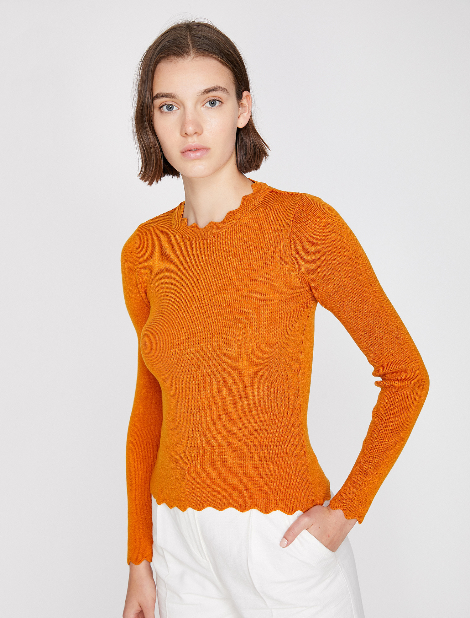 

Джемпер Koton 0KAK92979HT-967 L Orange