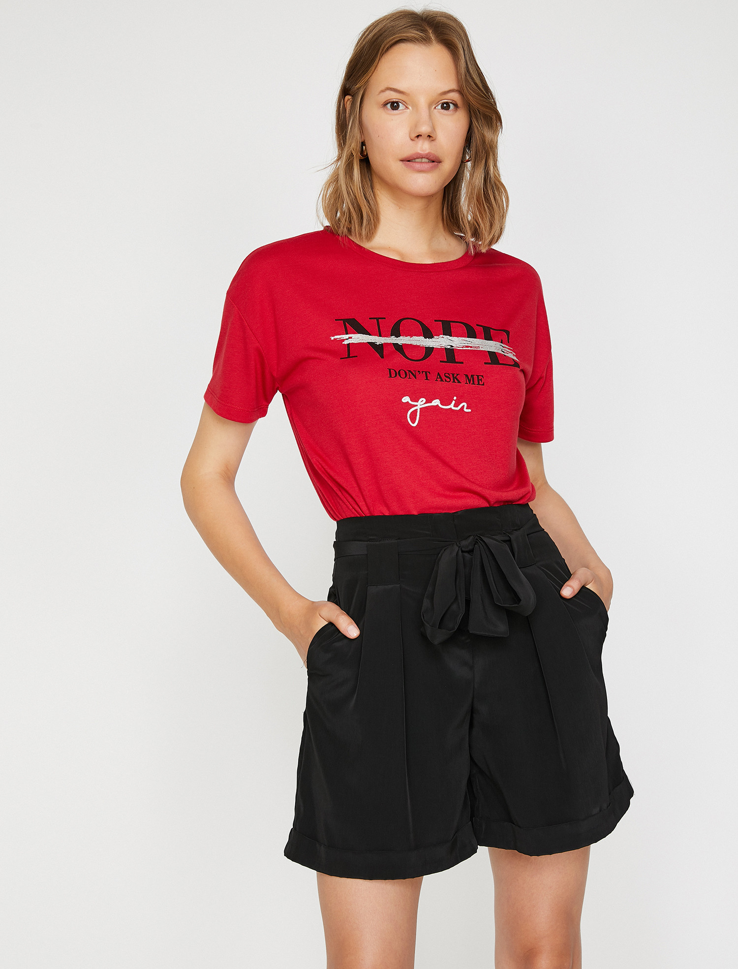 

Футболка Koton 0KAK13937GK-452 XL Red