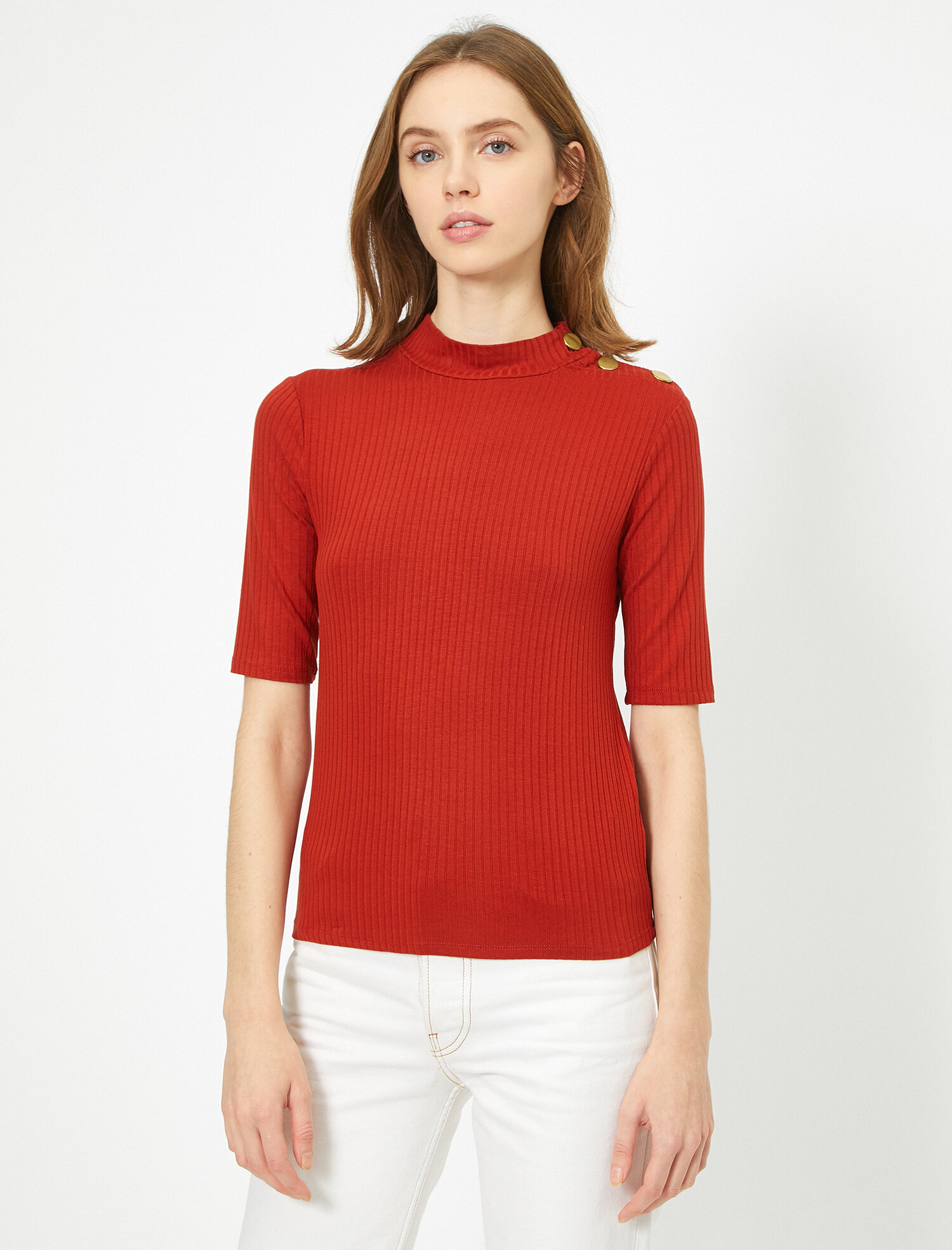 

Футболка Koton 0KAK13188EK-TRC XL Mustard