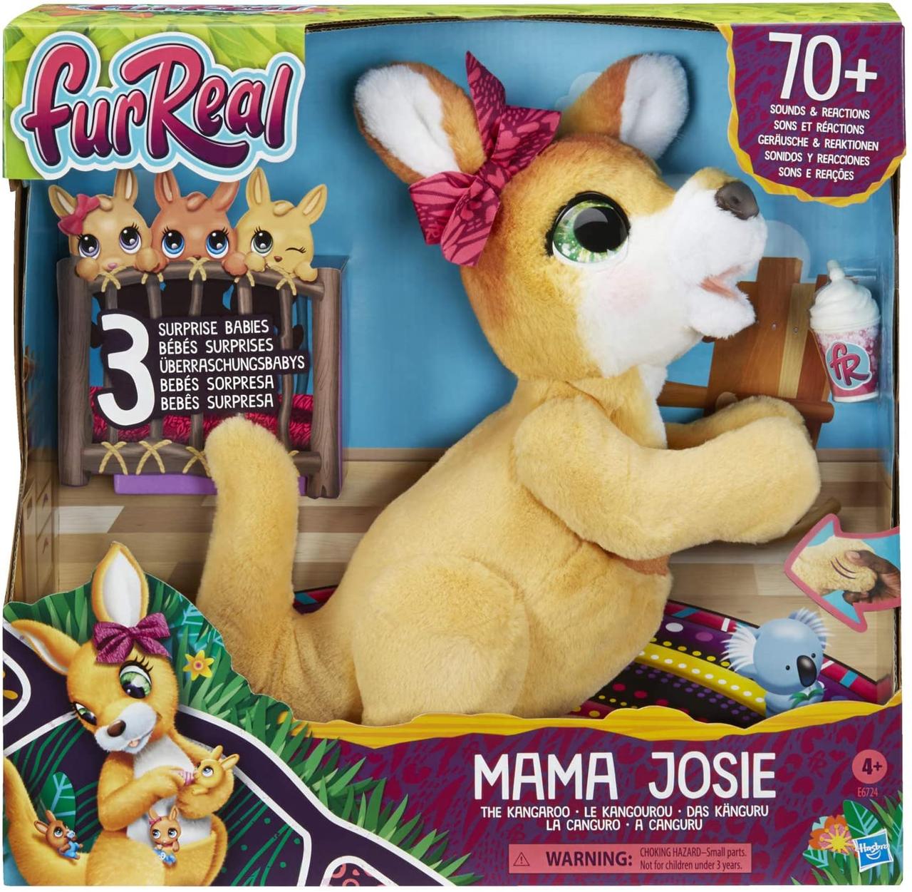 

Интерактивная игрушка мама Джоси Кенгуру Hasbro furReal Mama Josie The Kangaroo