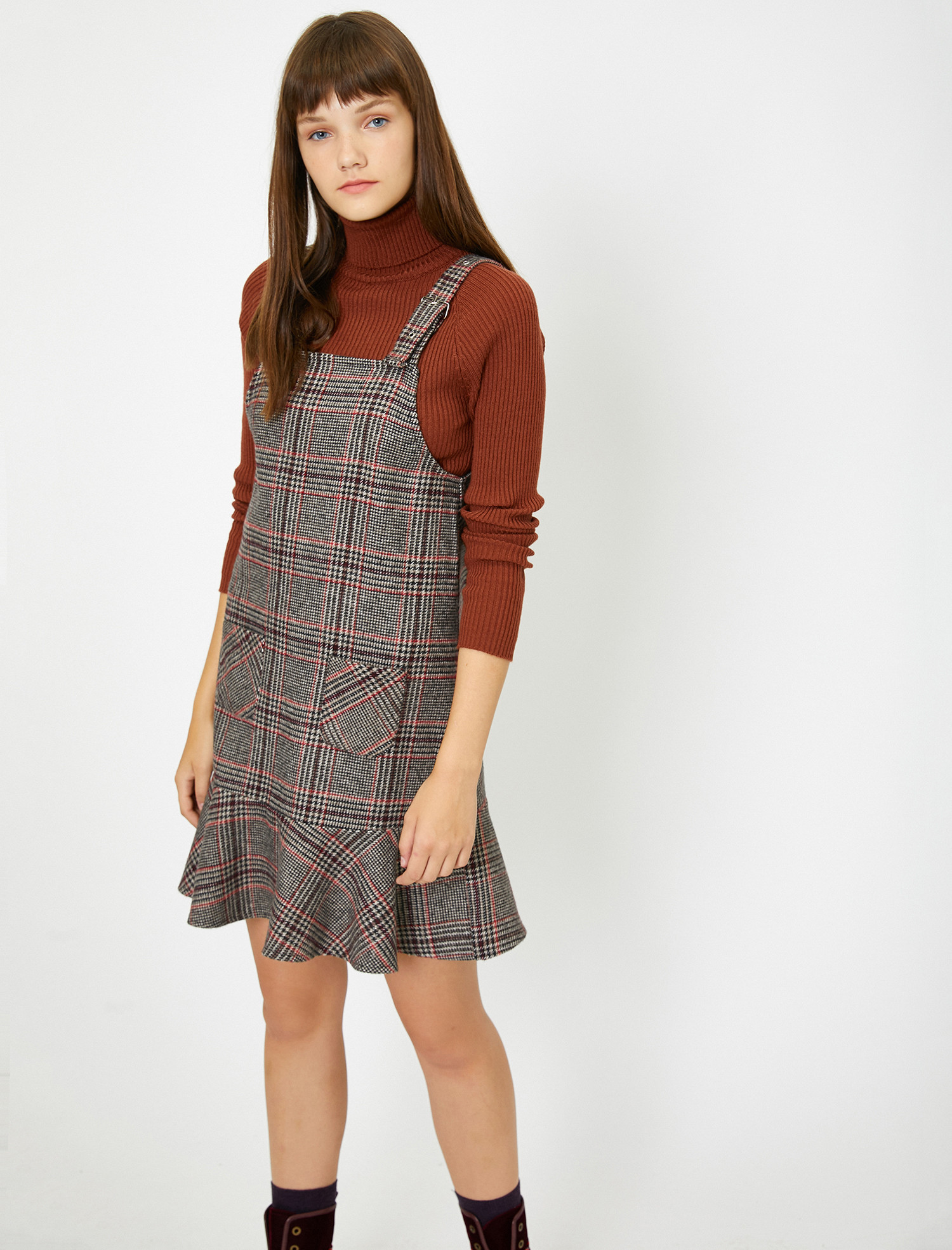 

Сарафан Koton 0KAL88438IW-28W 34 Ecru Check