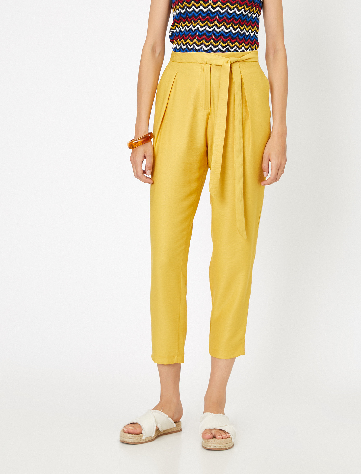 

Брюки Koton 0KAK42432UW-179  Mustard, Брюки Koton 0KAK42432UW-179 38 Mustard