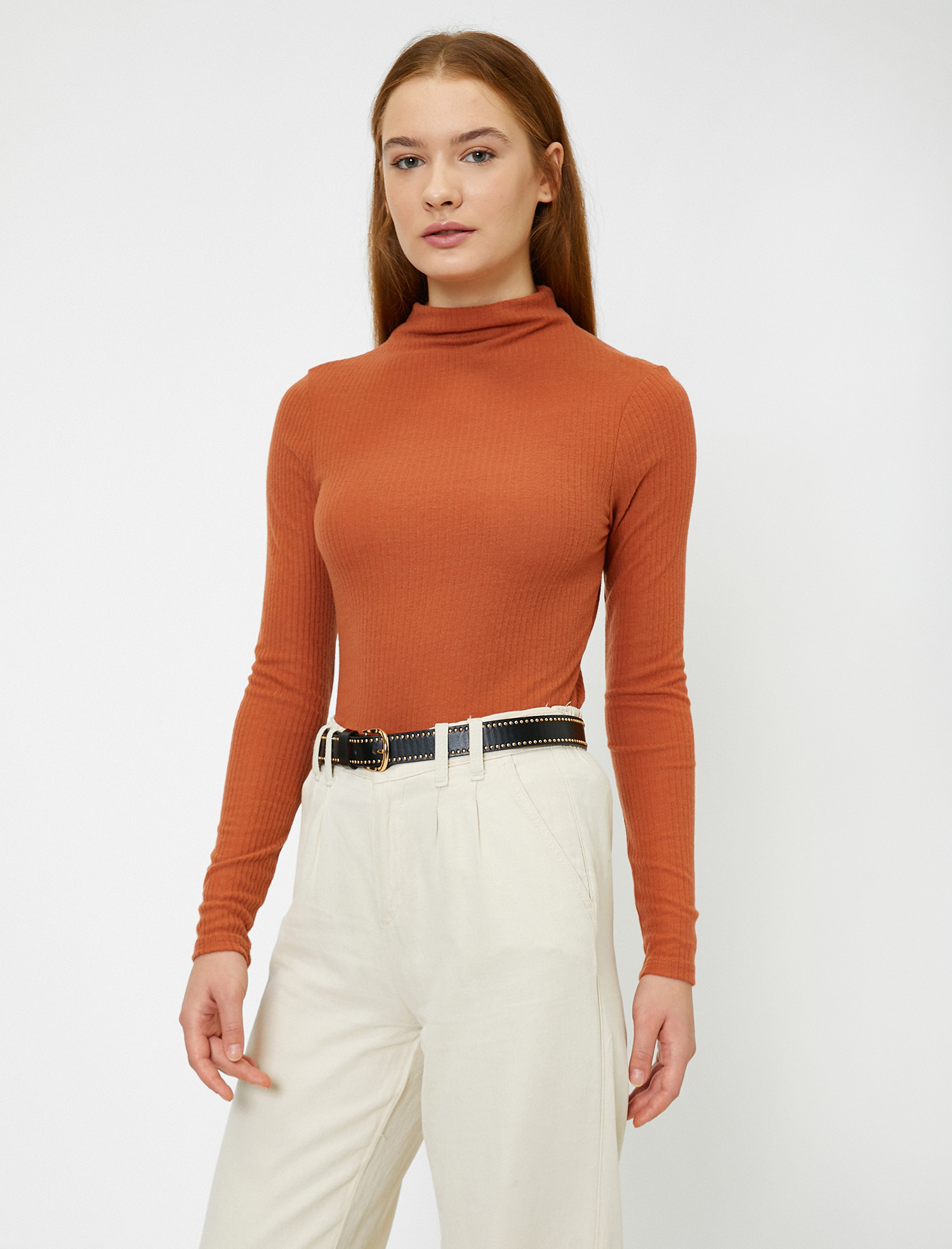 

Водолазка Koton 0KAK13862OK-SK3 M L.Brown