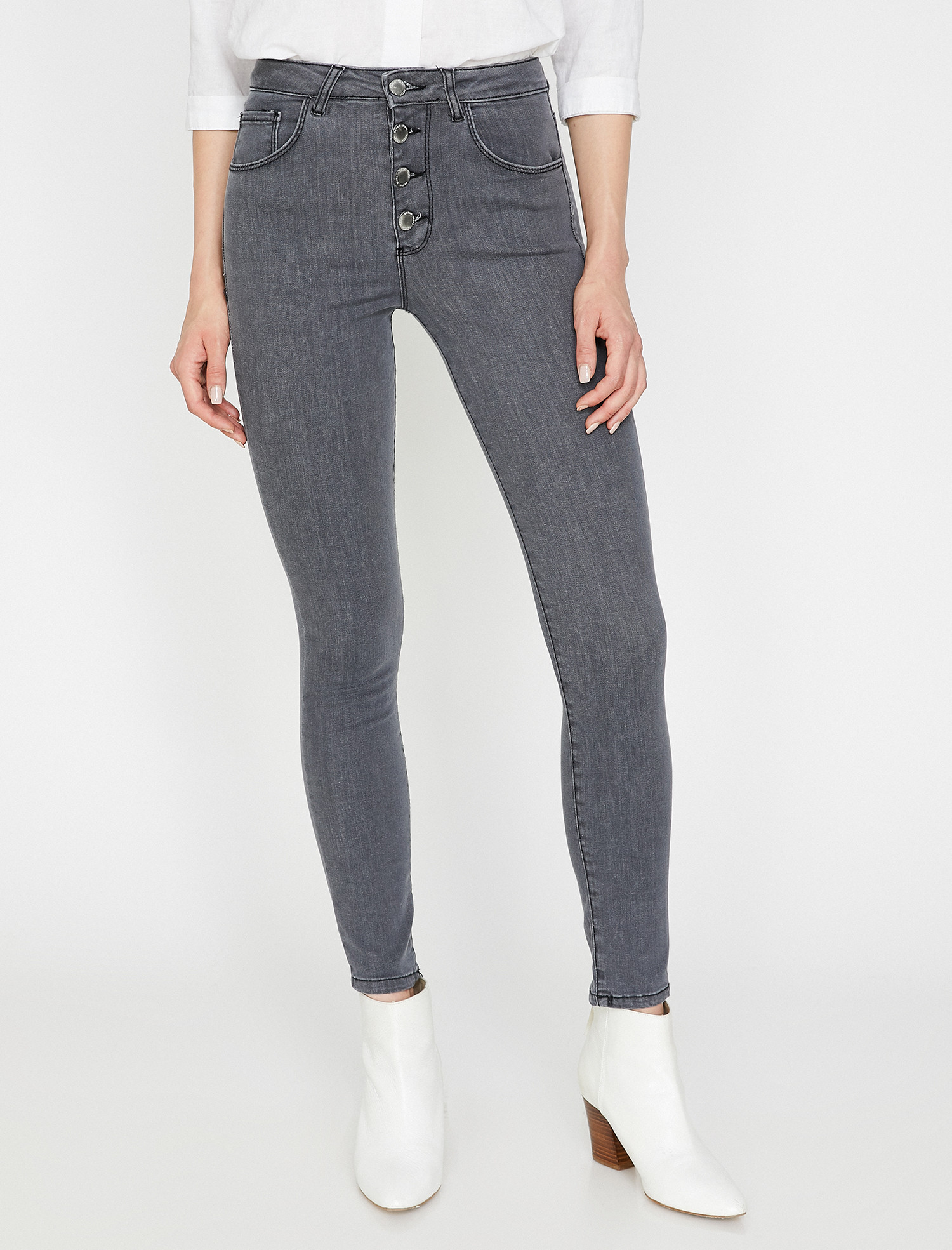 

Джинсы Koton 0YAK47943MD-GRY  Grey, Джинсы Koton 0YAK47943MD-GRY 27-32 Grey