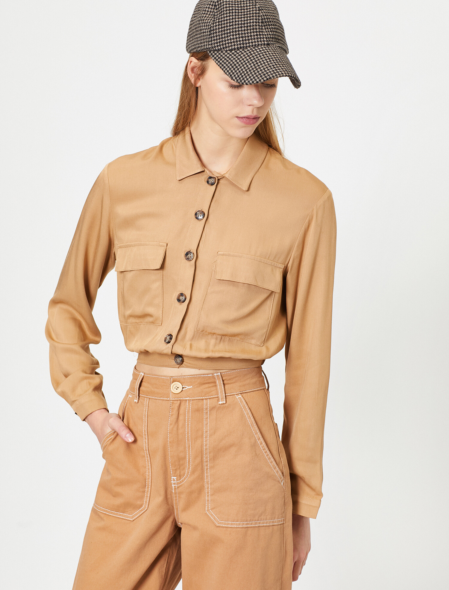 

Блузка Koton 0KAL68703OW-050 34 Beige