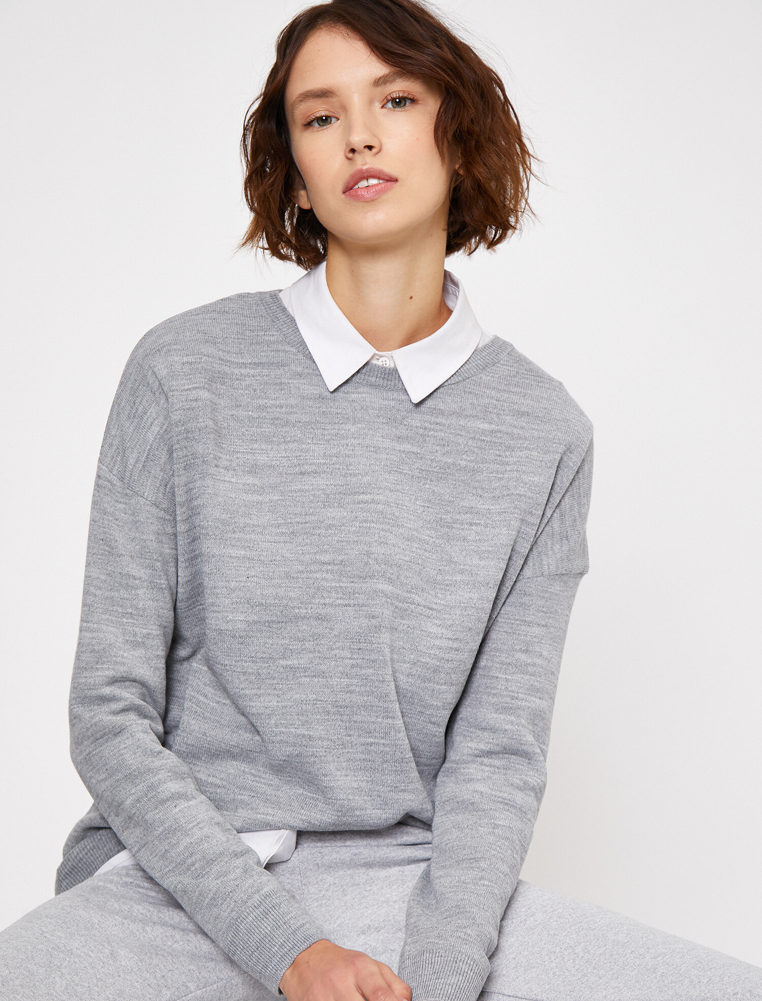 

Джемпер Koton 0KAK92127HT-026 S Grey