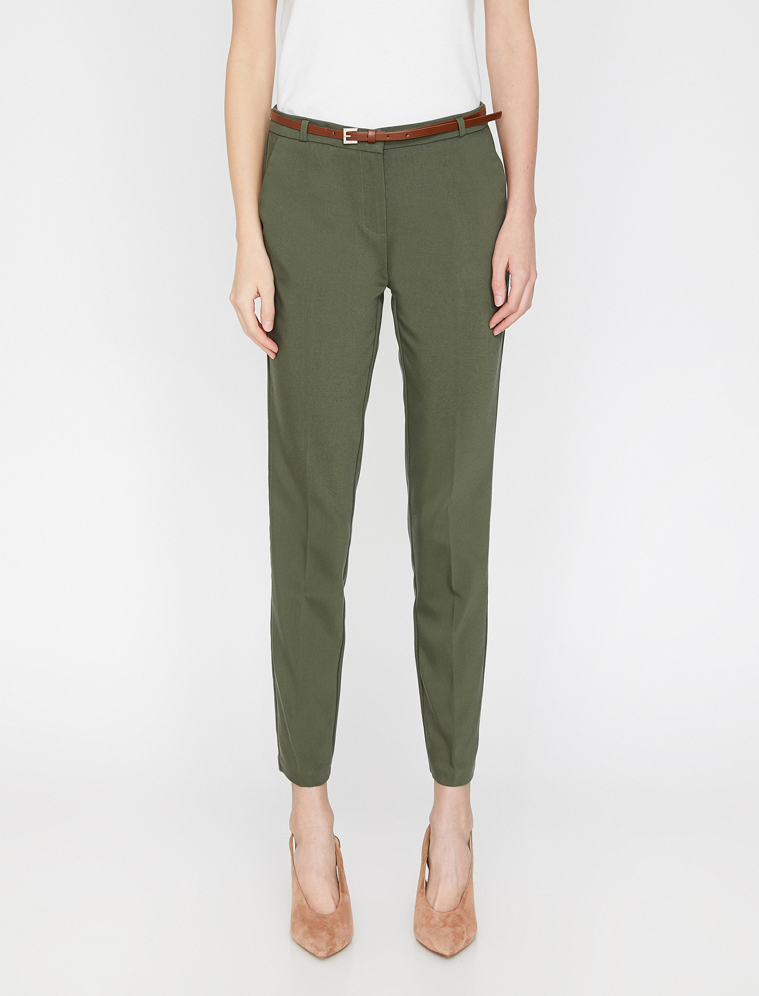 

Брюки Koton 0KAK42158UW-890  Khaki, Брюки Koton 0KAK42158UW-890 34 Khaki