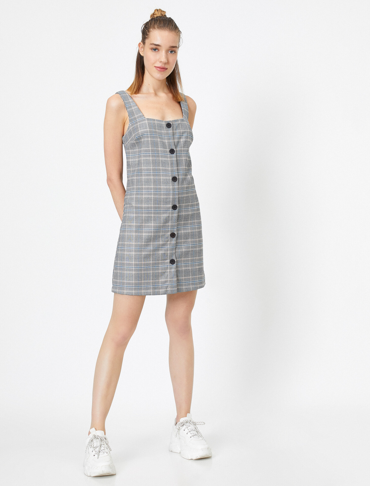 

Платье Koton 0KAL88541IW-03P  Grey Check, Платье Koton 0KAL88541IW-03P 36 Grey Check