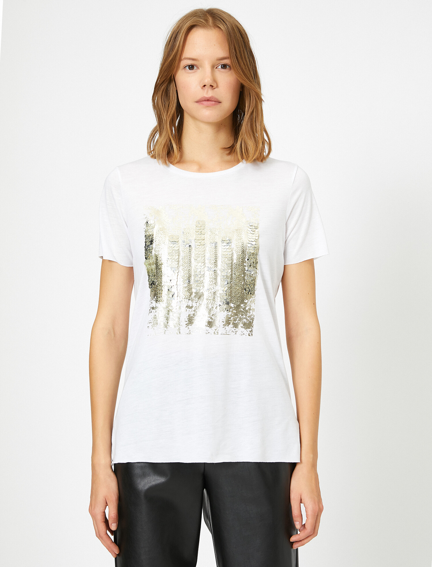

Футболка Koton 0KAK13169EK-001 XL Off White