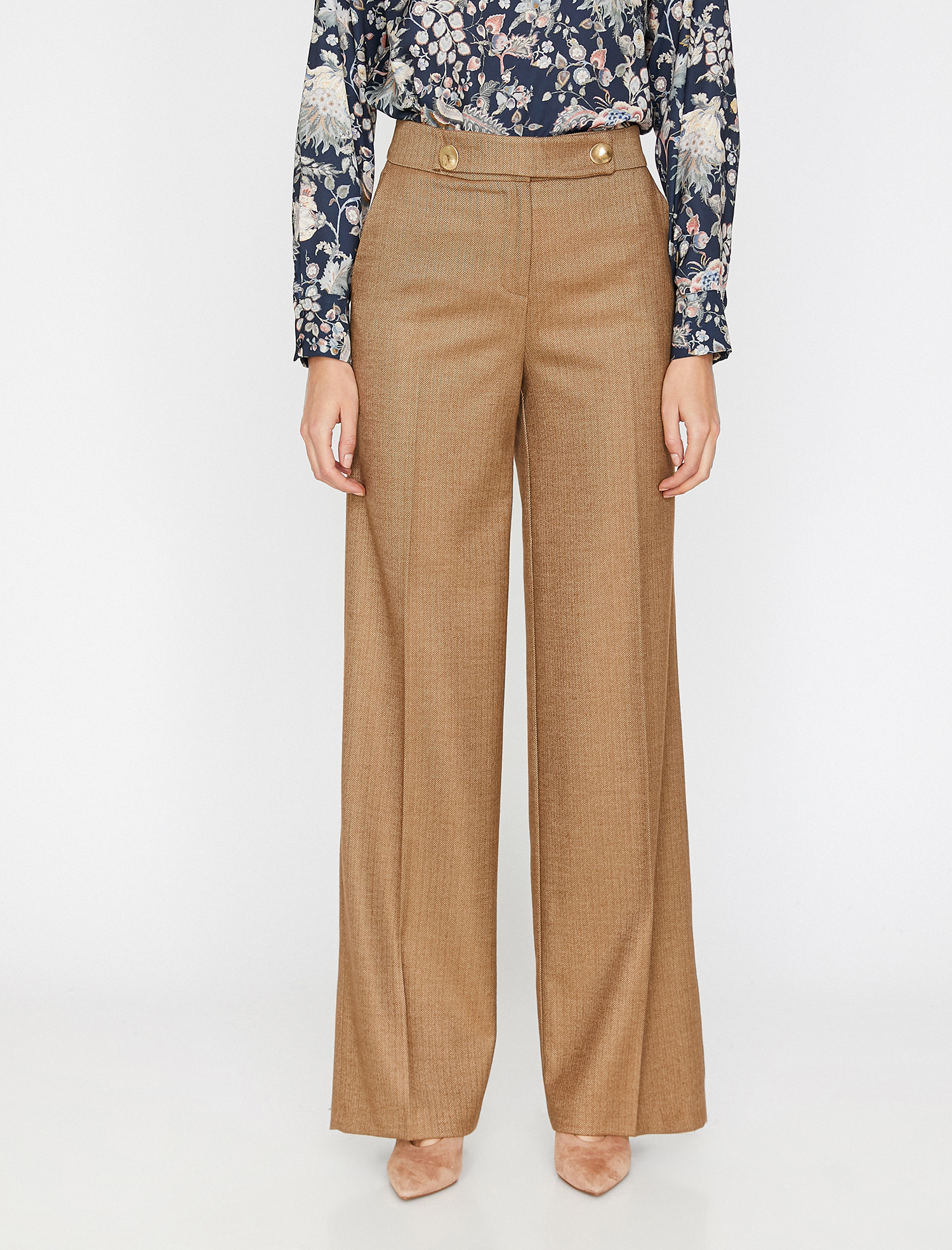

Брюки Koton 0KAK42931UW-76F 34 Camel Design