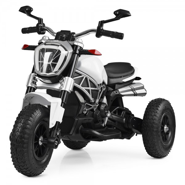 

Электро-/Веломобиль Мотоцикл Bambi Racer M 4008AL-1 белый (BAM003206)