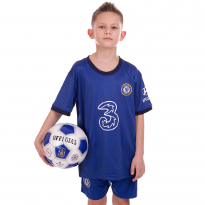 

Форма футбольная детская CHELSEA домашняя 2021 SP-Planeta CO-2510 р-р 24 Синий (SKL025345)