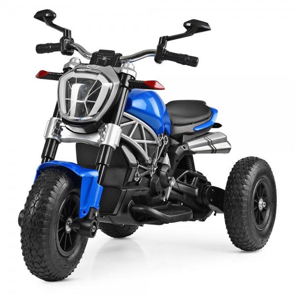 

Электро-/Веломобиль Мотоцикл Bambi Racer M 4008AL-4 Синий (BAM003207)