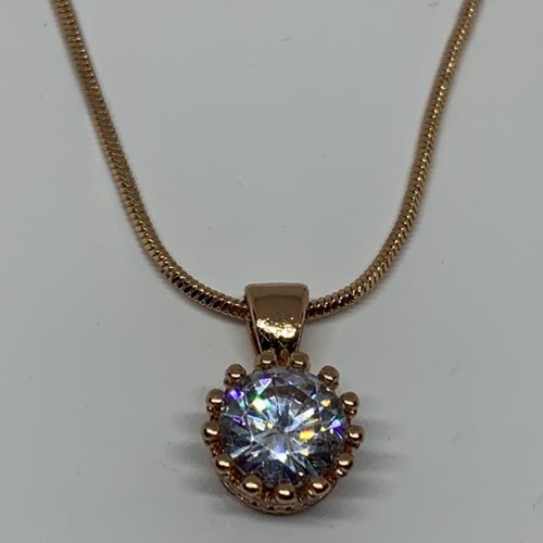 

Кулон на шею Luxury в виде короны Crown Necklace в подарочной упаковке