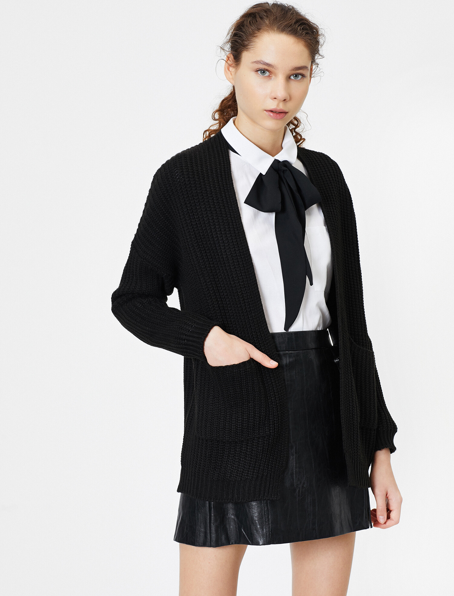 

Кардиган Koton 0YAL98910UT-999 M Black