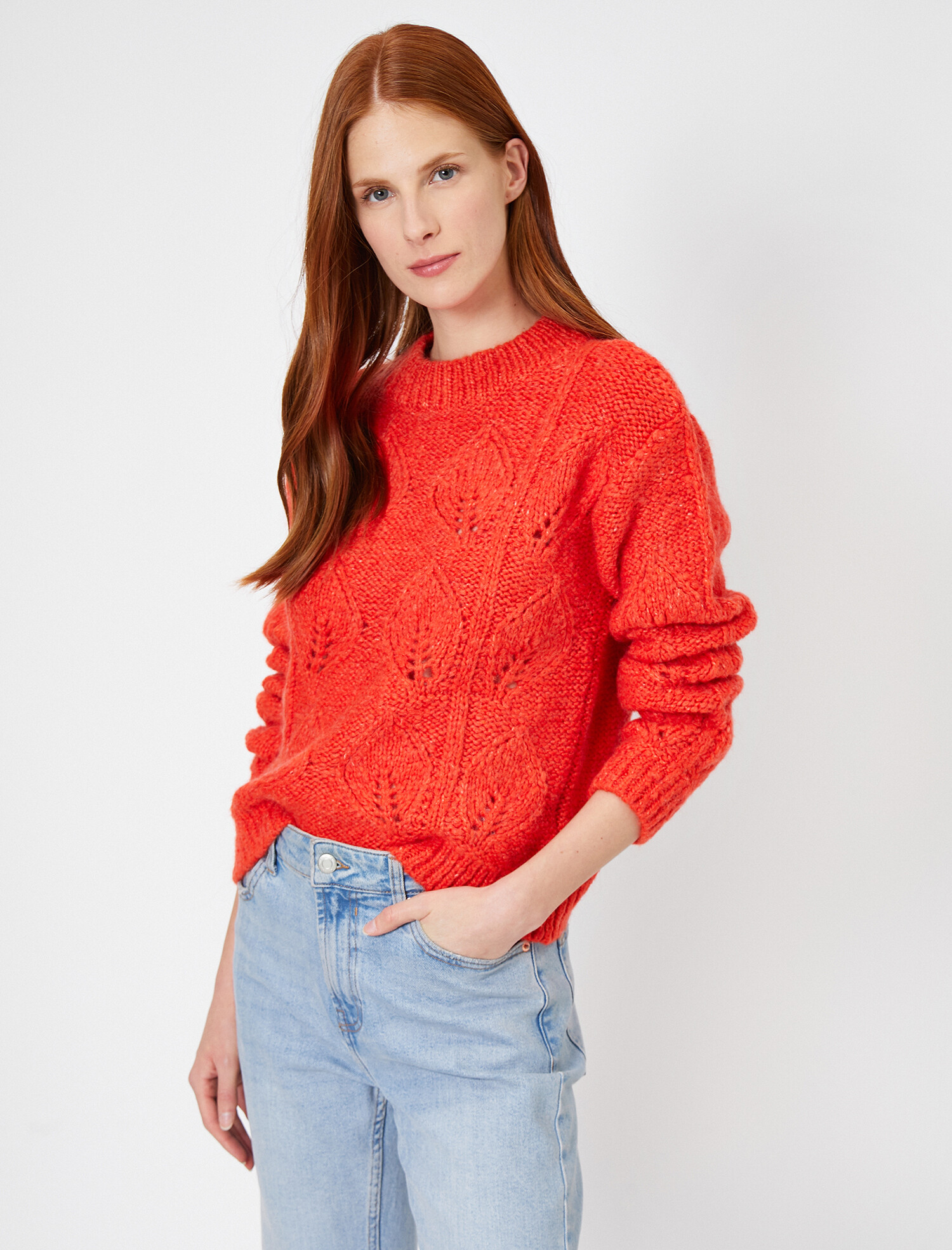 

Свитер Koton 0KAF90360GT-205 M Orange