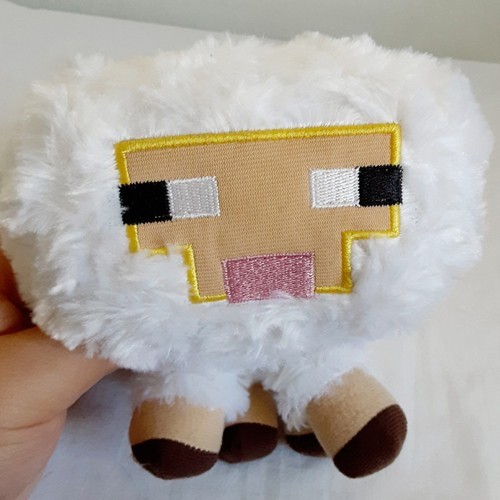 Плюшевая овечка из Майнкрафт Mojang Minecraft Sheep 16 см – фото ...