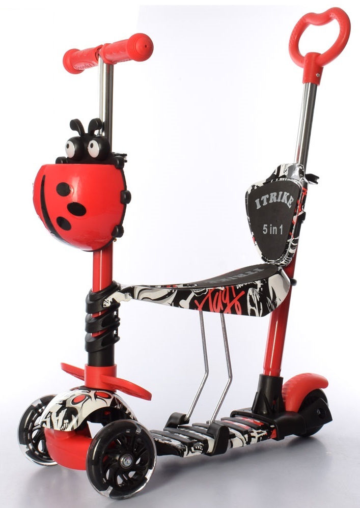 

Самокат 5 в 1 iTrike Maxi JR 3-058-I-WP8 Red (JR 3-058-I-WP8)
