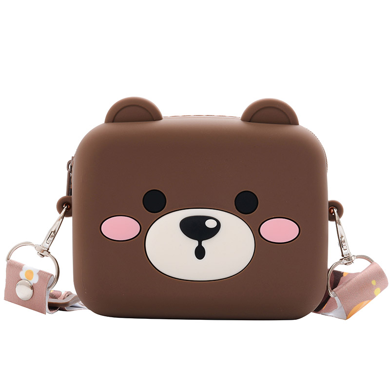 

Силиконовая сумочка Bear Q Uncle Коричневый 12X4X10 cm (QMB)