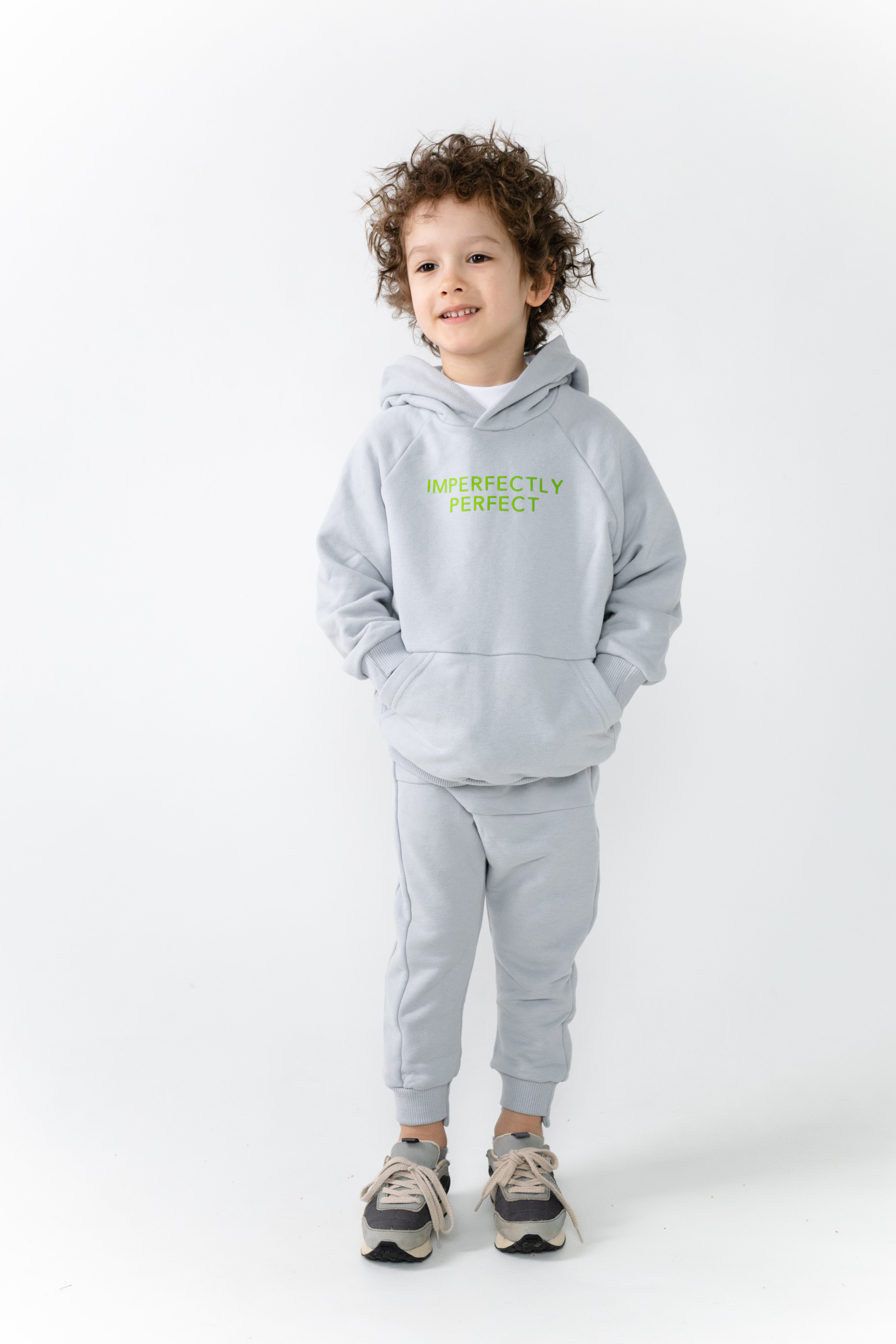 

Детский спортивный костюм GERMAN KIDS 128 Светло-серый