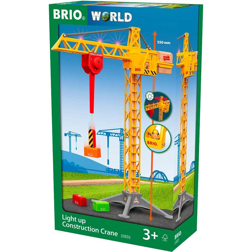 

Строительный кран BRIO со светом (33835)