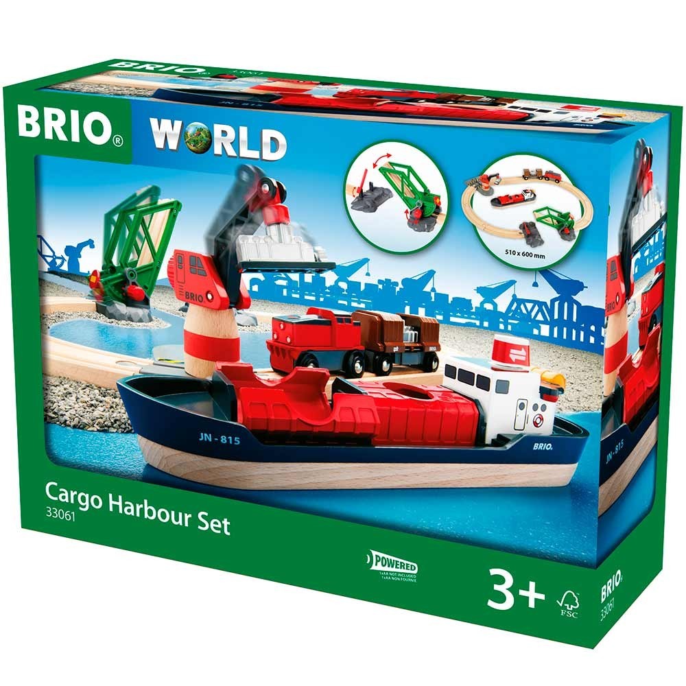 

Детская железная дорога BRIO Порт с паромом (33061)