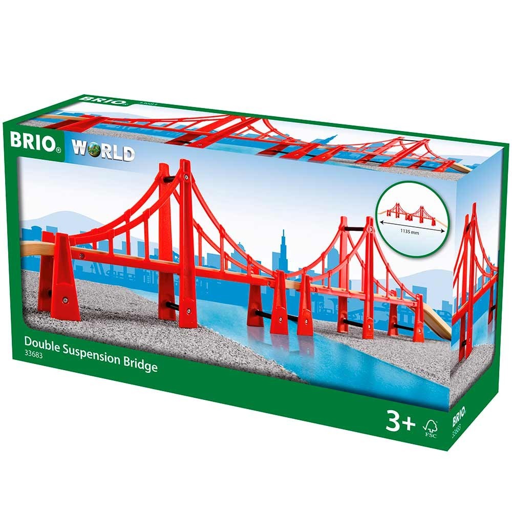 

Двойной подвесной мост для железной дороги BRIO (33683)
