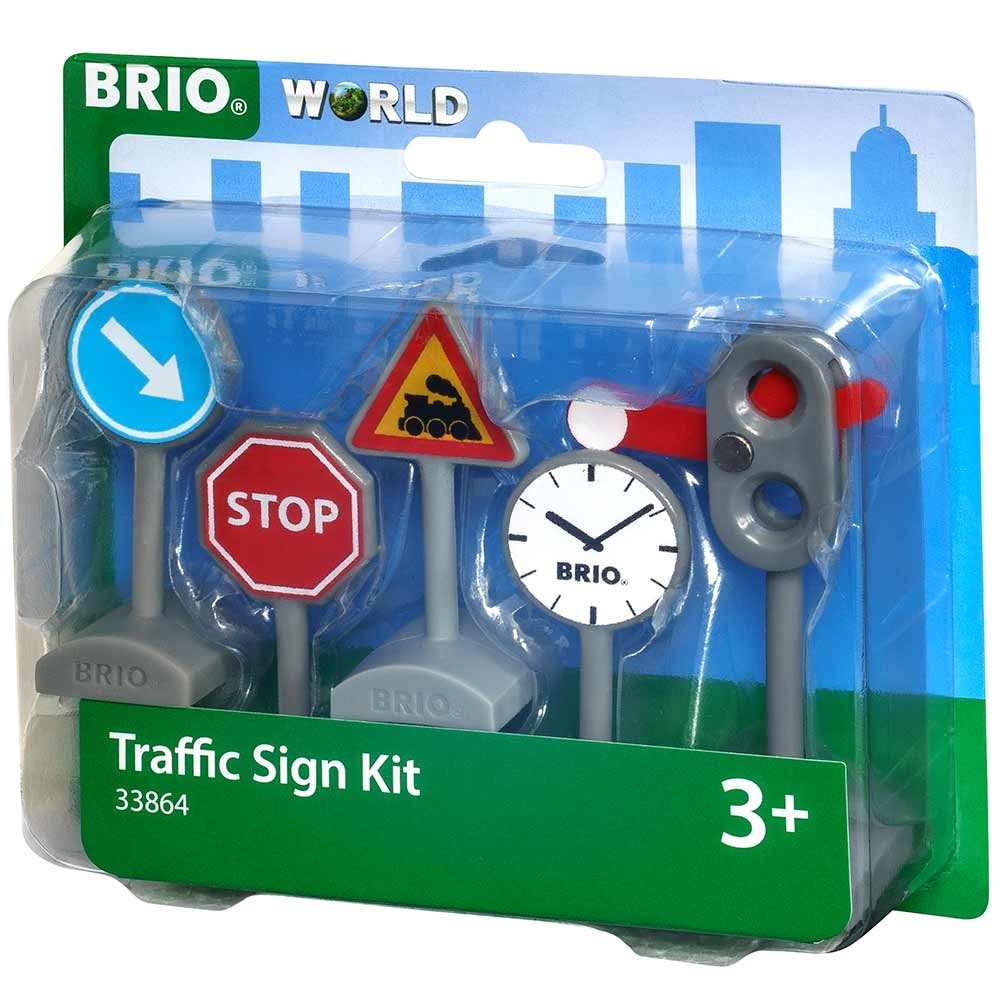 

Набор дорожных знаков для железной дороги BRIO (33864)
