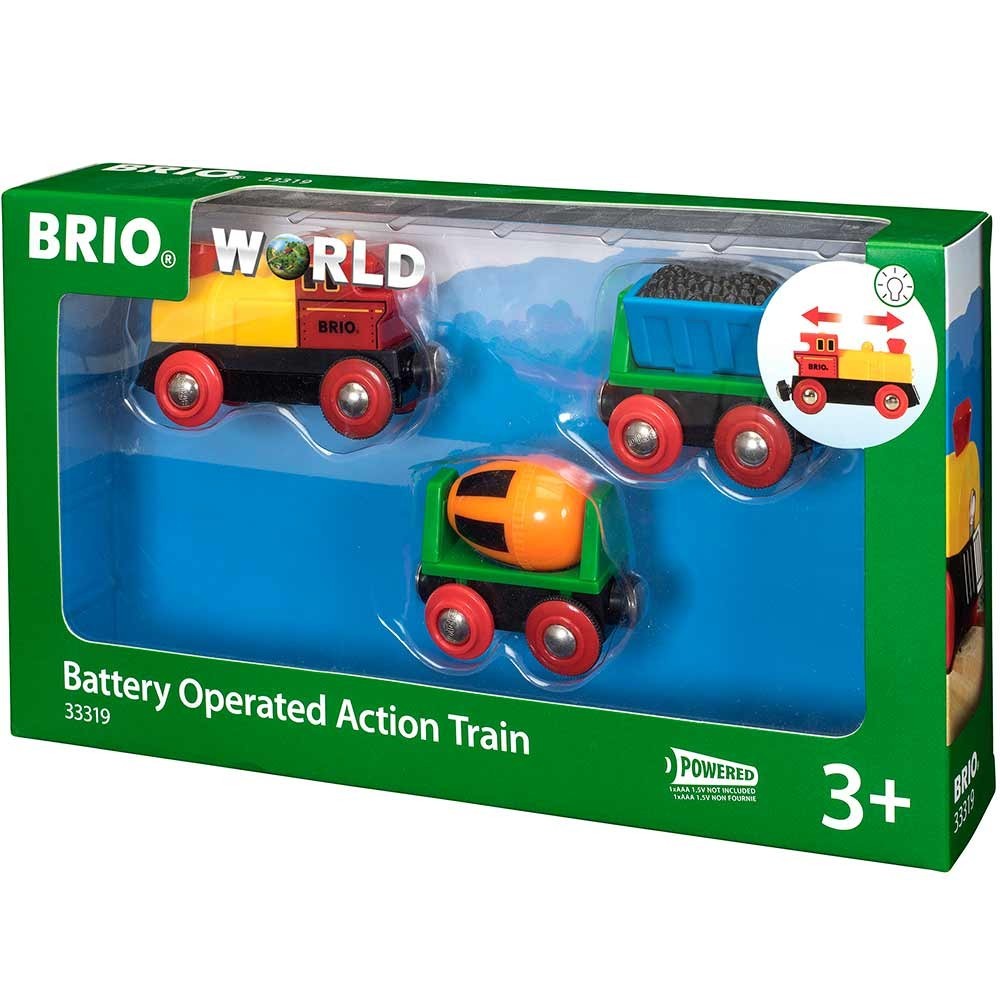 

Товарный паровоз на батарейках для железной дороги BRIO (33319)