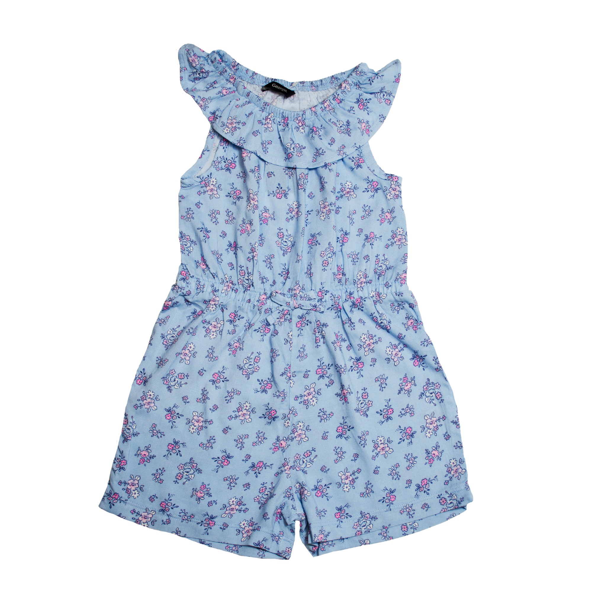 

Комбинезон для девочки ( 1 шт ) George голубой в цветочках с рюшем на лето 1-1,5 года (-86см) 949, Комбинезон для девочки ( 1 шт ) George голубой в цветочках с рюшем на лето 1-1,5 года (80-86см) 949