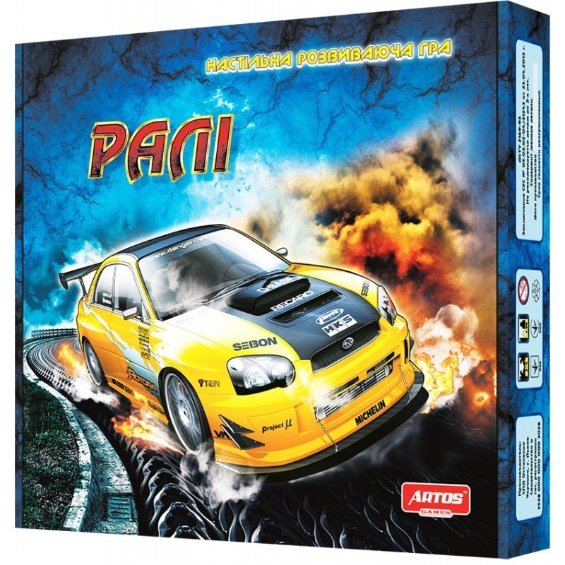 

Настольная игра Artos Games Ралли (9743)