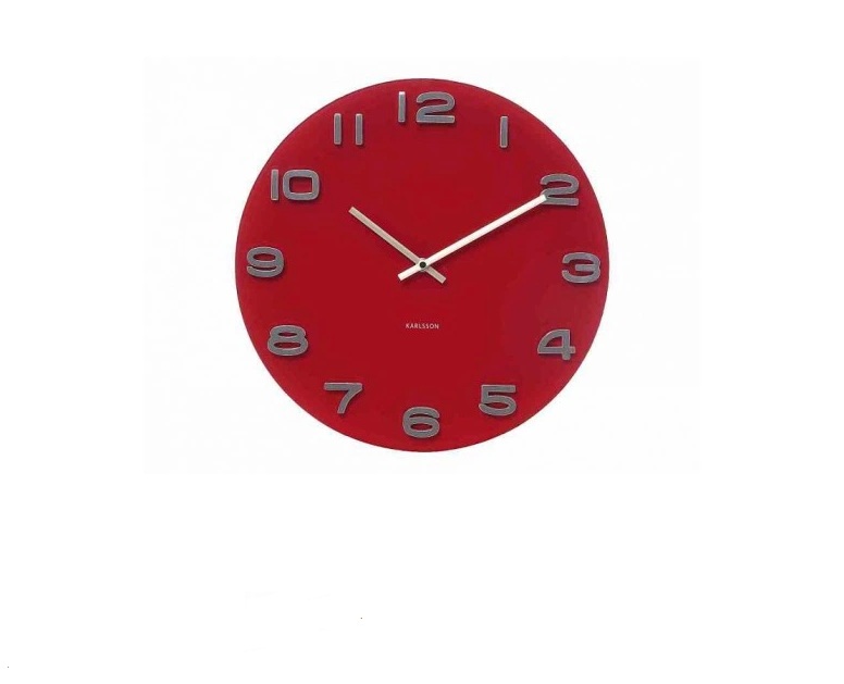 

Настенные часы Karlsson Red