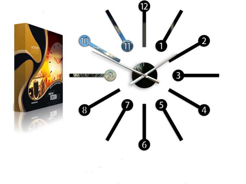 

Настенные часы Modern Clock Metro Color