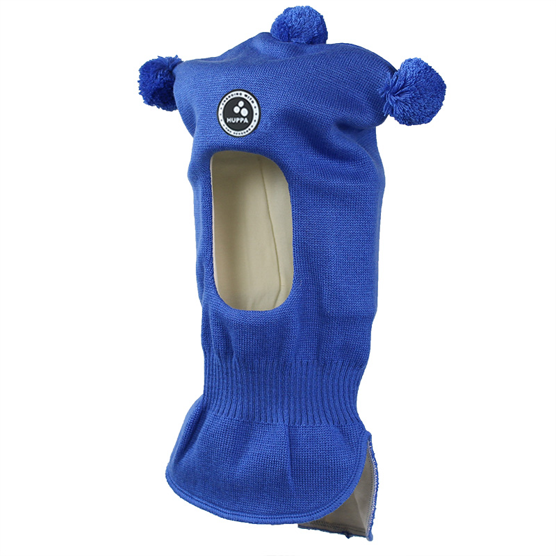 

Вязаная зимняя шапка-шлем Хуппа Huppa Coco 2 синий, XS 43-45 см (85070200-70035-0XS)