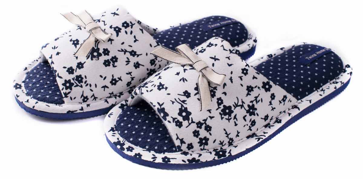 

Комнатные тапочки Twins Твинс женские HS-VL Прованс синие, р.40 (5553)