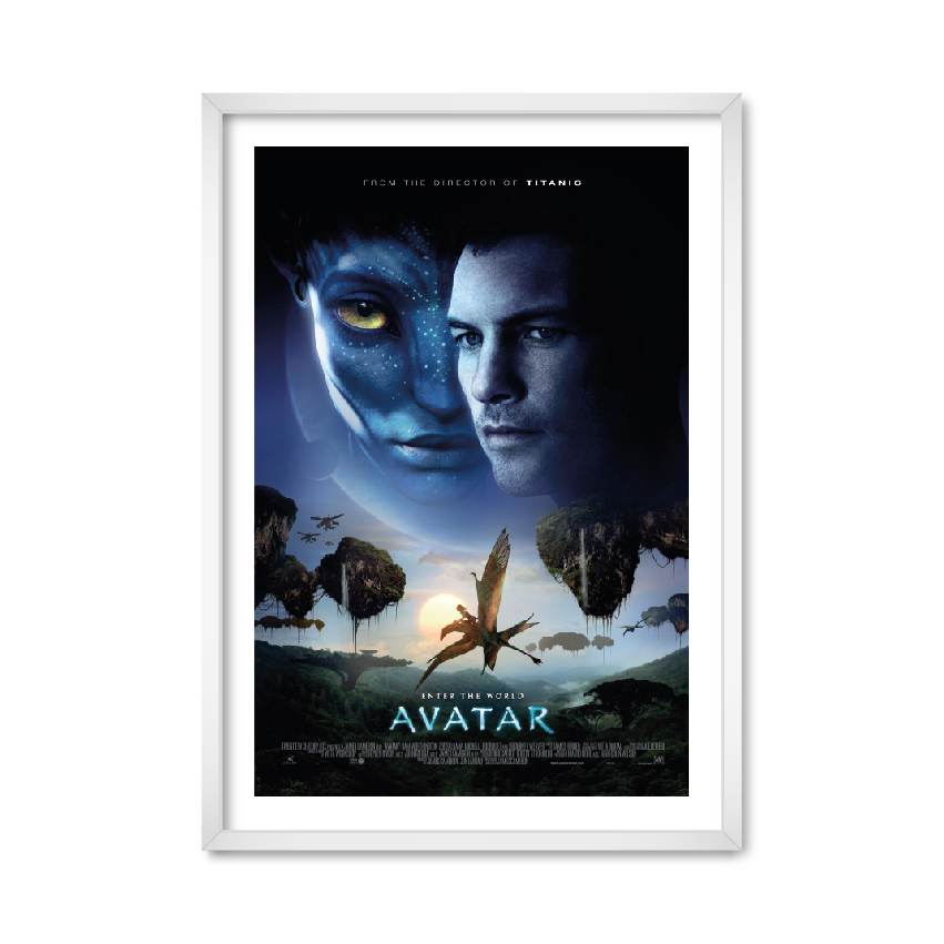 

Постер "Аватар" без стекла 59.6 x 84 см в белой рамке