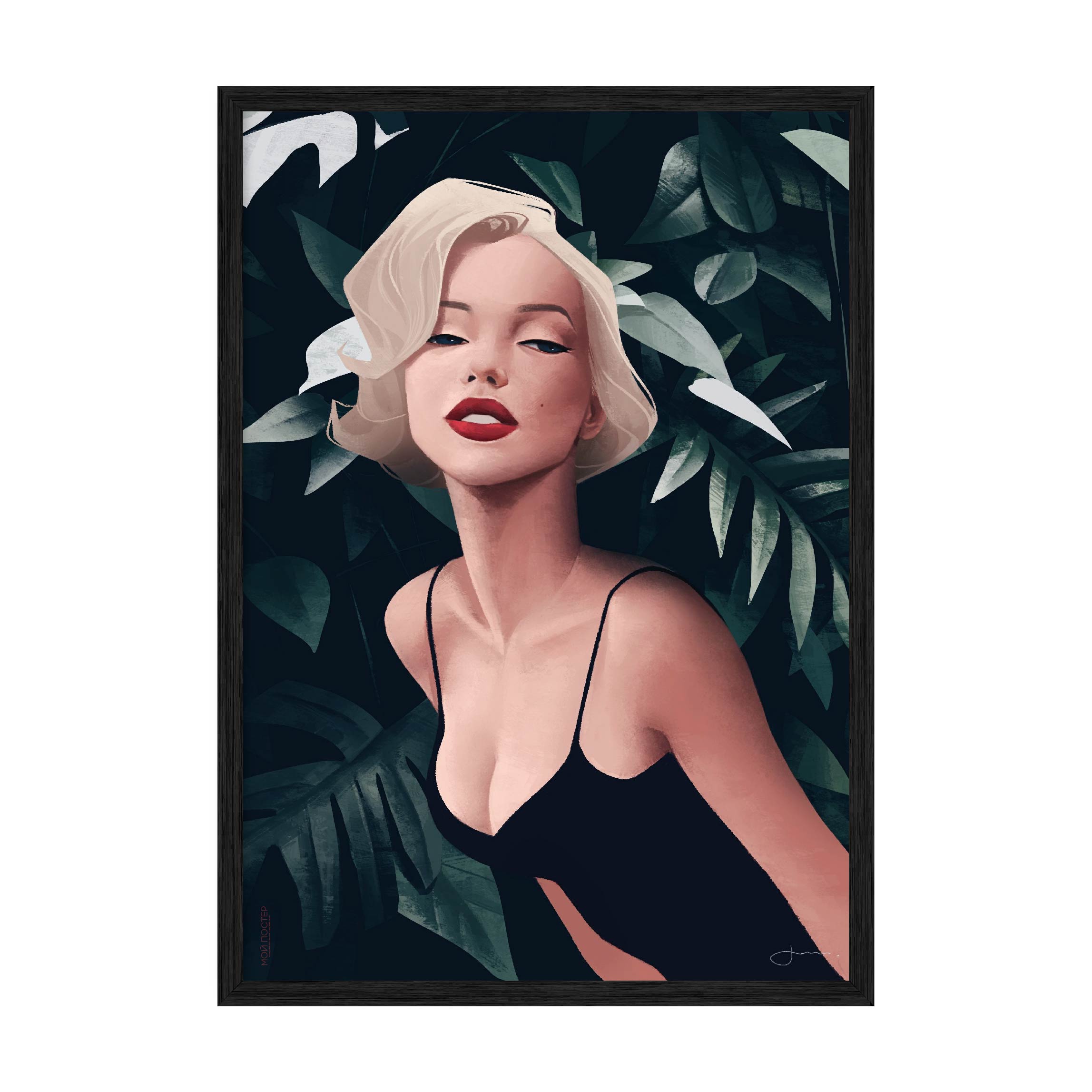 

Постер "Girl Vol14" с антибликовым стеклом 59.6 x 84 см в чёрной рамке